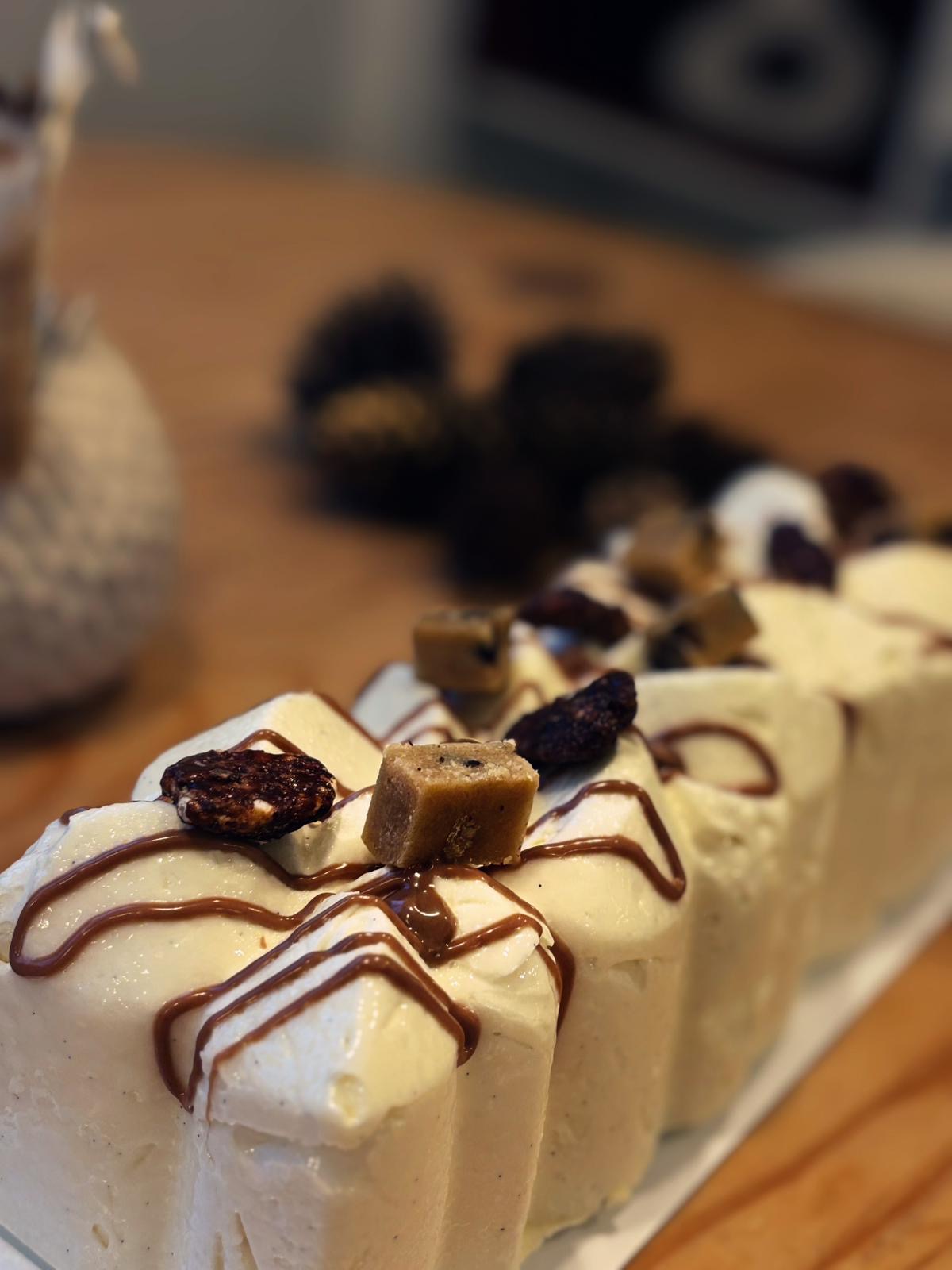 Bûche pâtissière - Vanille & Noix de Pécan