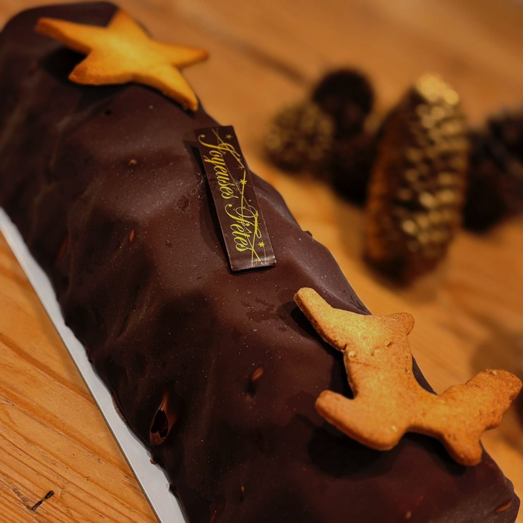 Bûche Glacée - Façon After Eight - Sans lactose & sans gluten